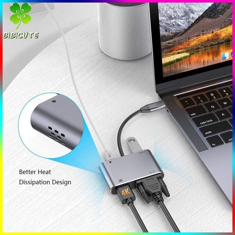 Cáp Chuyển Đổi Usb C Sang Hdmi 1080p Cho Điện Thoại / Máy Chiếu / Tv / Cổng Sạc Usb-C