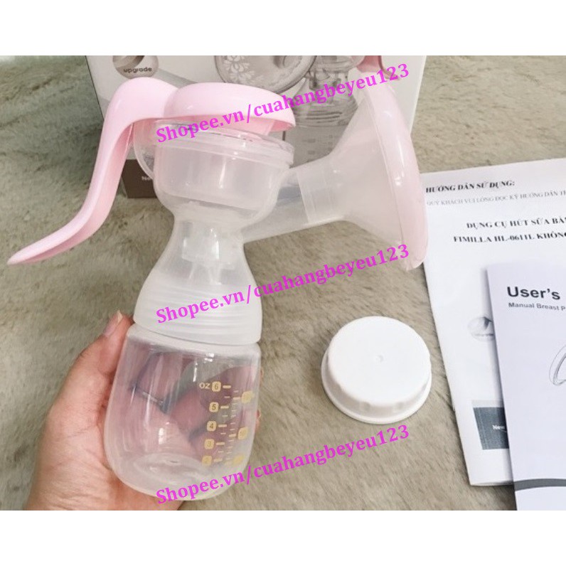 Dụng cụ Hút sữa mẹ cầm tay cao cấp FIMILLA HL-0611L Không BPA - Mum 's Care