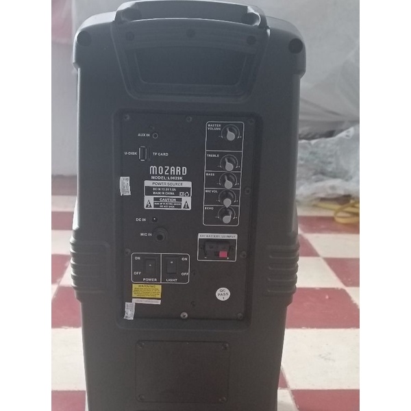 Loa Kéo Bluetooth Mozard L0629K Đen Xám