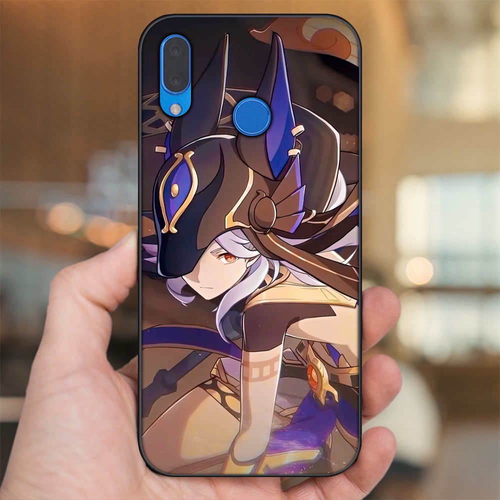 Ốp lưng Huawei Nova 3, Nova 3i, Nova 3e, P20 Lite viền đen in hình Cyno Genshin Impact