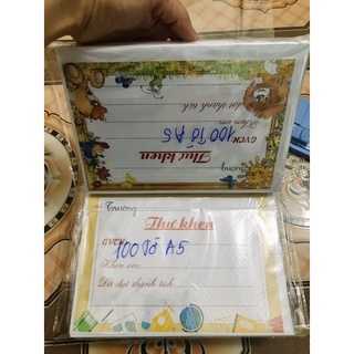 Thư Khen (100 tờ A5)