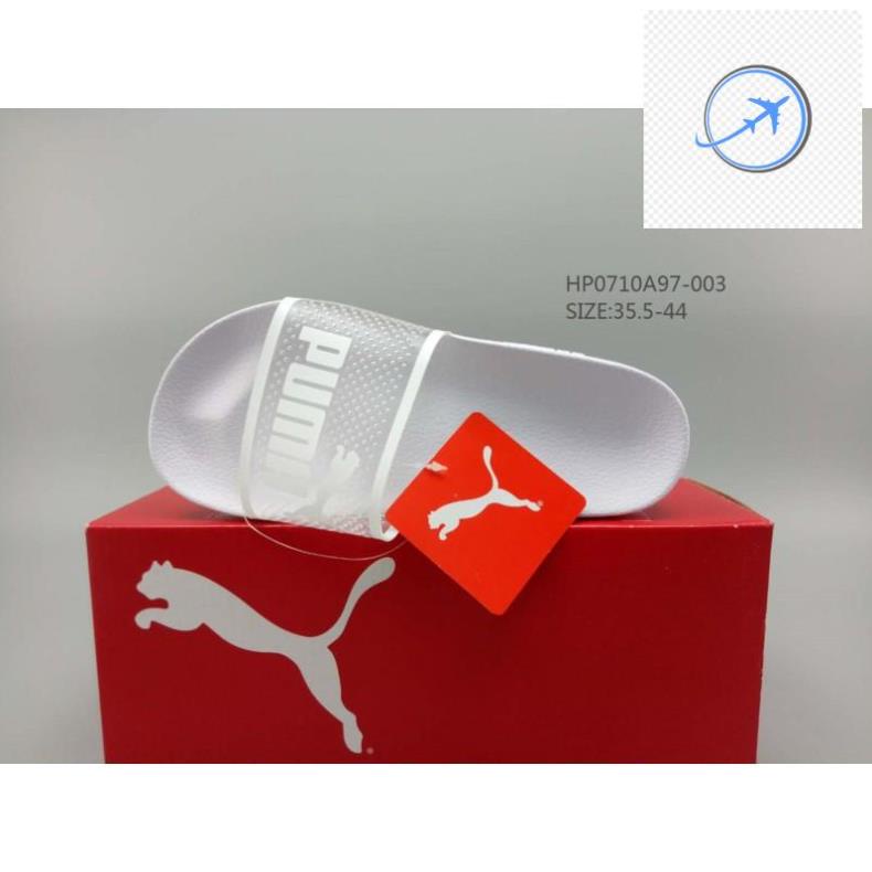 Dép Quai Ngang Trong Suốt In Chữ Puma Clyde X Atmos Cá Tính