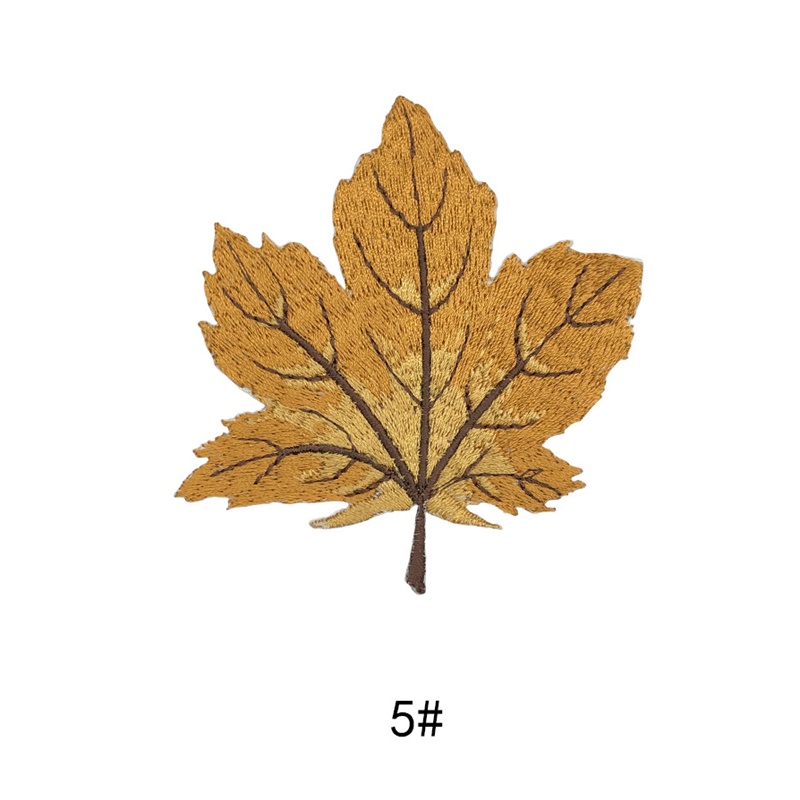 Miếng Dán Ủi Quần Áo Hình Lá Phong 8 * 7CM