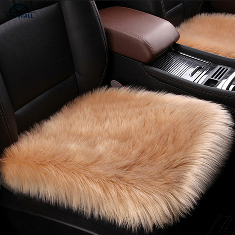 Đệm lông mềm lót ghế ngồi xe hơi tiện dụng