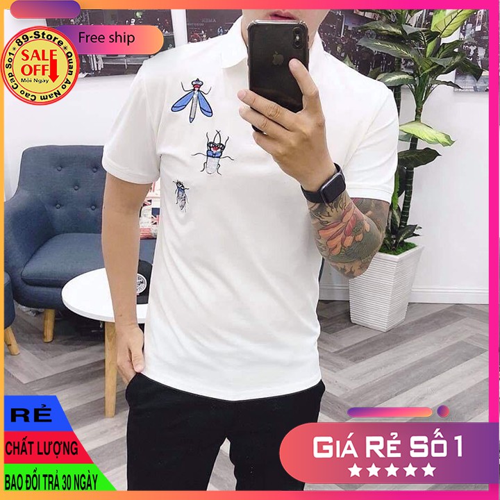 Áo Thun Nam Tay Ngắn Có Cổ Cao Cấp Thích Hợp Moi Lứa Tuổi Cam Kết Về Chất Lượng 🌟GIÁ RẺ NHẤT🌟