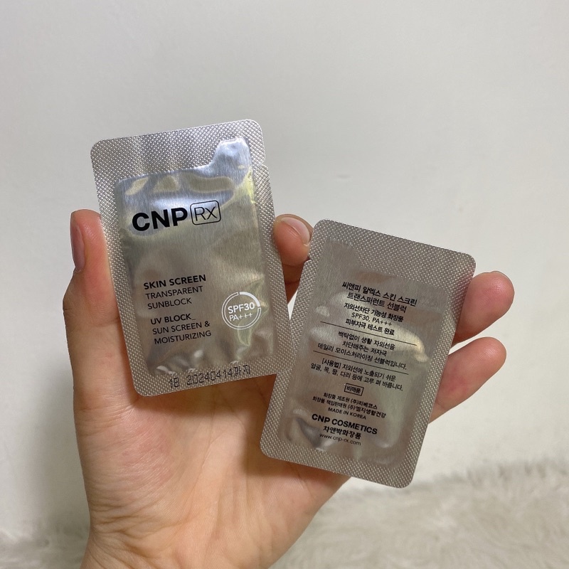 Combo 10 gói kem chống nắng không màu CNP RX SPF30+/PA++++