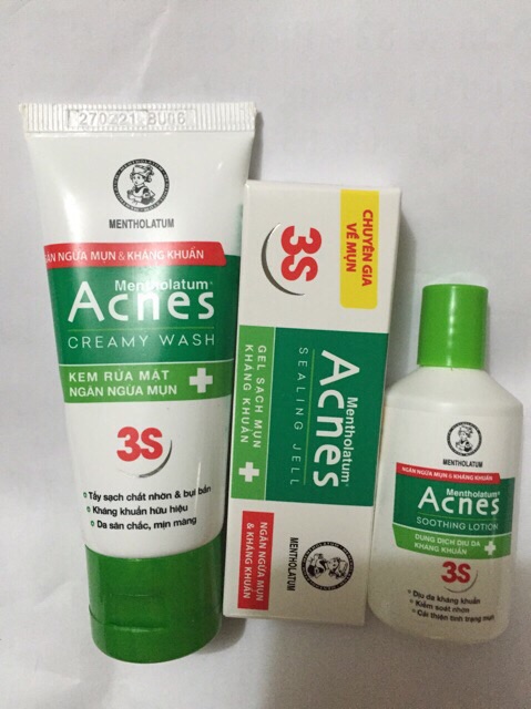 Bộ tiện dụng acnes - bộ sản phẩm chăm sóc da mụn Acnes | BigBuy360 - bigbuy360.vn