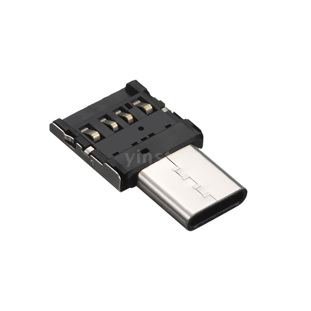 Adapter OTG Mini chuyển đổi đầu cắm Type-C sang đầu USB truyền dữ liệu dành cho thiết bị Android