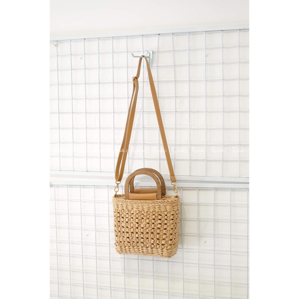 [TÚI] MOLLY - TÚI CÓI TAY GỖ - THENYSMILE