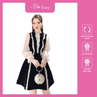 Đầm nữ dài tay dự tiệc cưới sang trọng Thời Trang Emy F3