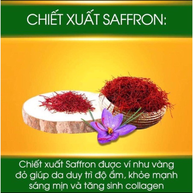 CỐT YẾN SAFFRON Dr. Lacir - CO NHỎ LỖ CHÂN LÔNG, NGĂN NGỪA LÃO HÓA