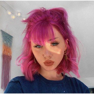 Thuốc nhuộm tóc màu HOT PINK +kèm oxy trợ dưỡng và găng tay