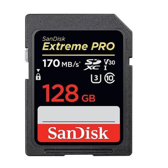 Thẻ Nhớ Máy Ảnh SDXC SanDisk Extreme Pro U3 V30 128GB 170Mb/s - Tốc độ siêu cao | BigBuy360 - bigbuy360.vn