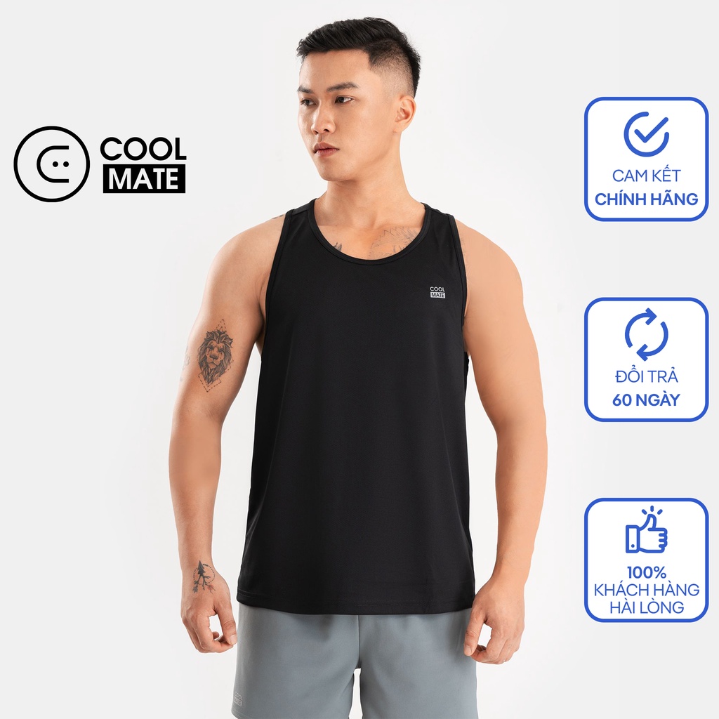 Áo Tank top T2 thể thao nam thoáng khí - thương hiệu Coolmate