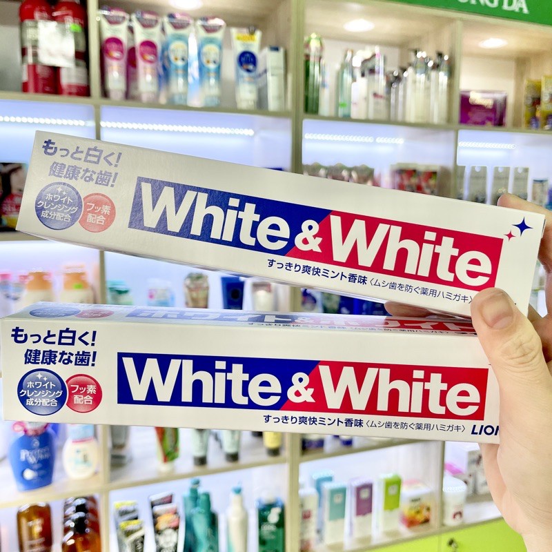 Kem Đánh Răng White&amp;White Nhật Bản🇯🇵