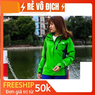 Áo khoác gió 2 lớp màu pha loại giày the north F.A.CE hàng chính hãng