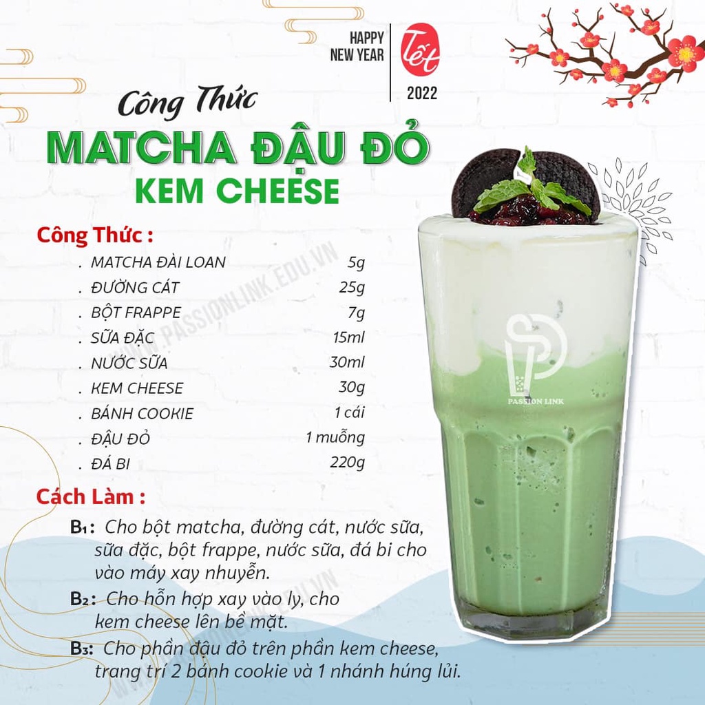 Bột Trà Xanh Matcha Đài Loan Nguyên Chất 500gr Không Có Cặn Bã