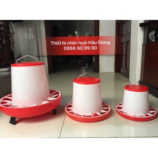 Máng ăn chống bới cho gà