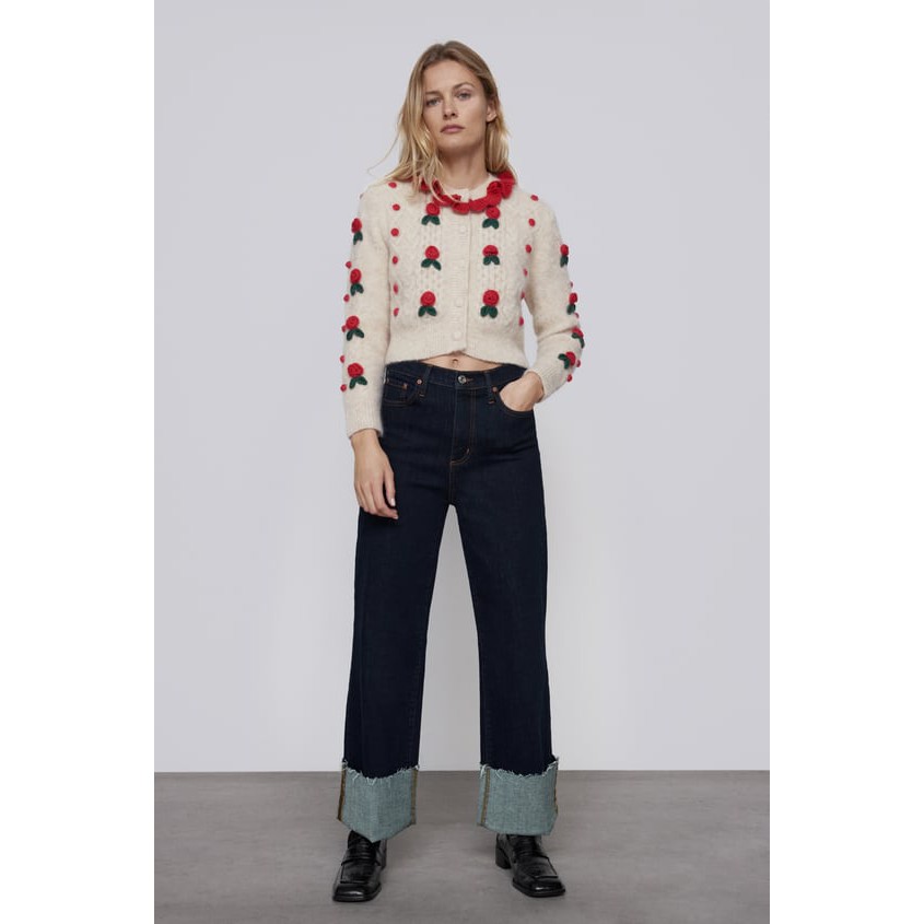 Quần jean Zara xắn gấu 'HOT' vợt sale size 38