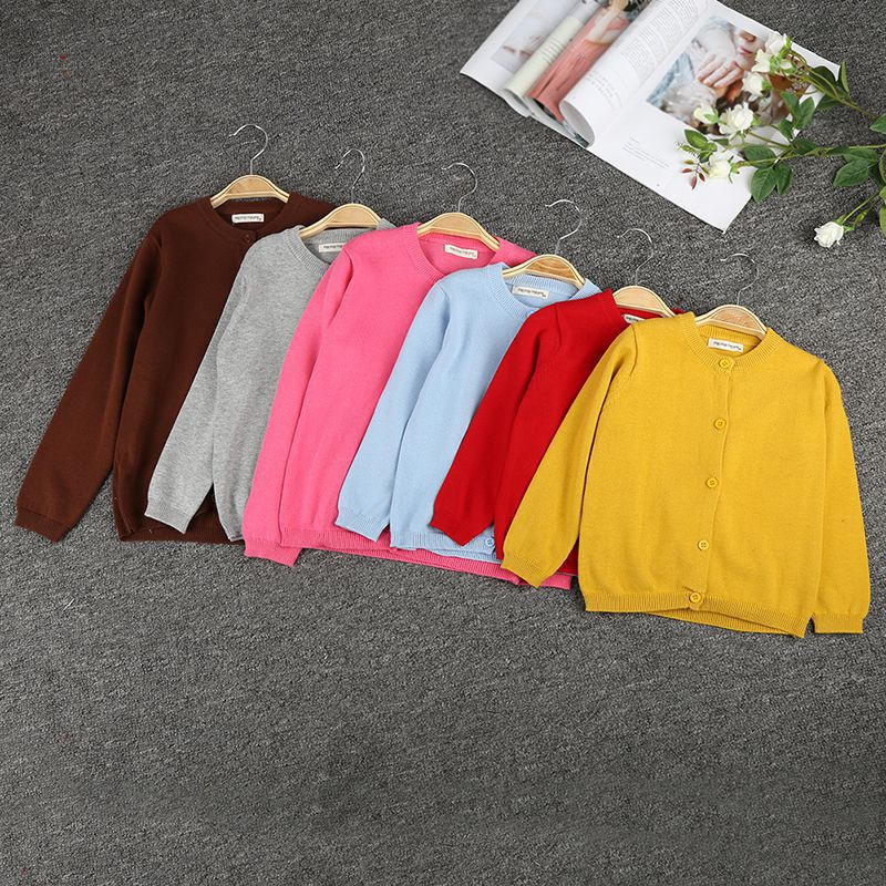 Áo khoác Cardigan dệt kim thời trang đáng yêu cho bé