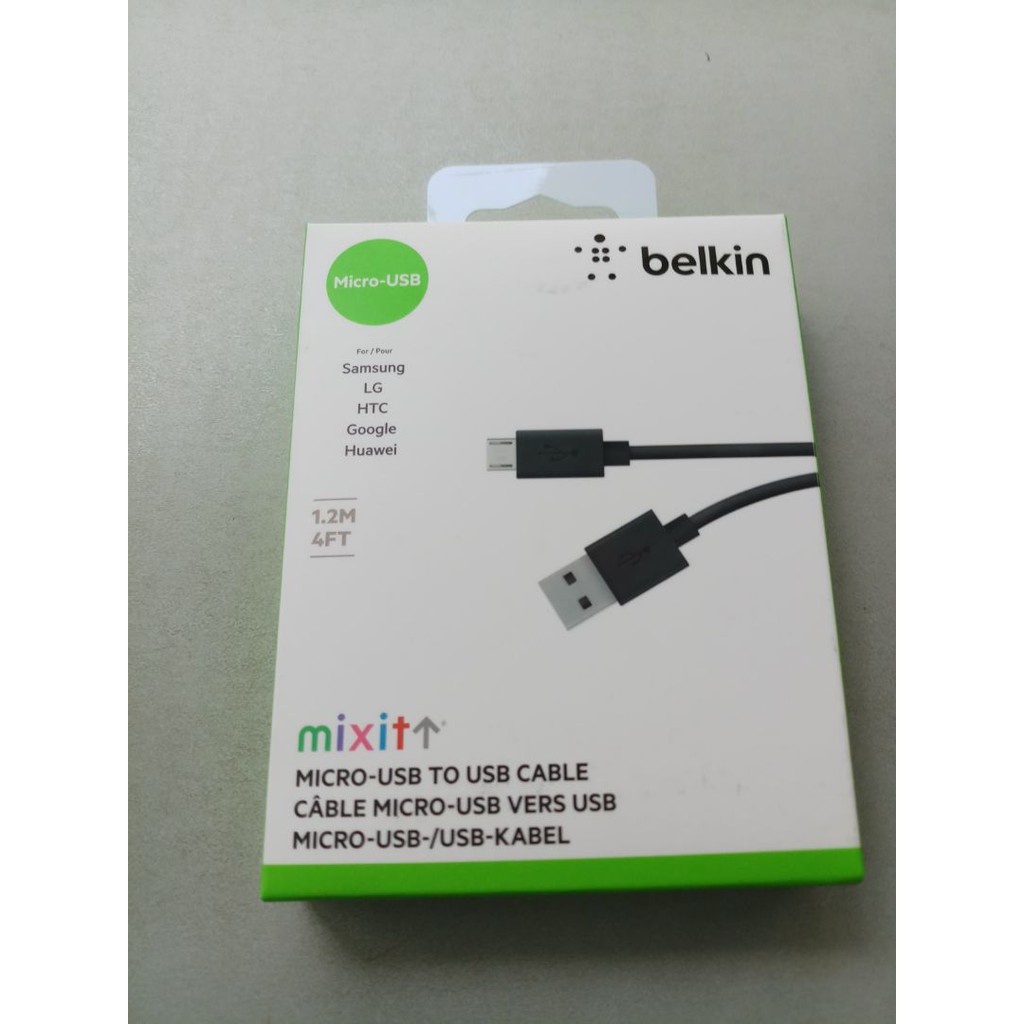 Cáp Belkin Mixit Micro USB (F2CU012BT04)