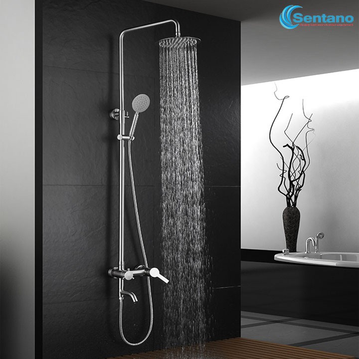 Sen Cây Tắm Nóng Lạnh Sentano Plus STN104 INOX 304 Hàng đúc dày và chắc chắn