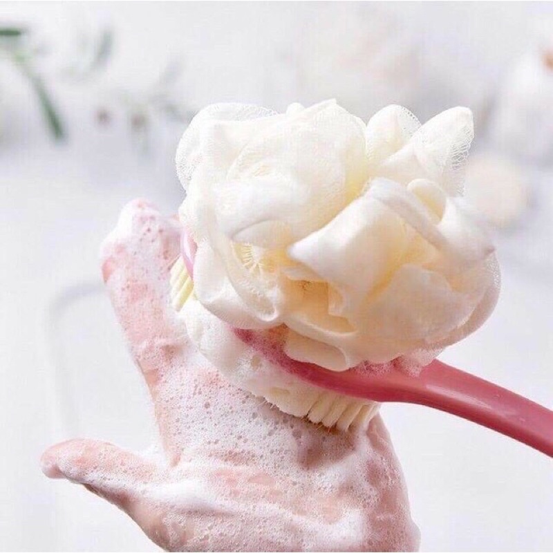 Cọ bông tắm tạo bọt 2 mặt