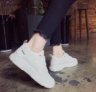 Giày thể thao all white mẫu mới 2019