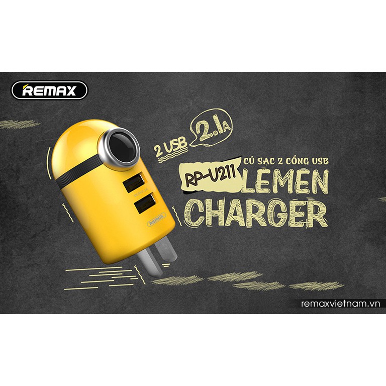 Củ sạc Lemen RP-U211 REMAX