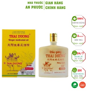 Dầu Gừng Thái Dương  ⚡ RẺ NHẤT THỊ TRƯỜNG ⚡ Dầu gừng massage giảm đau nhức