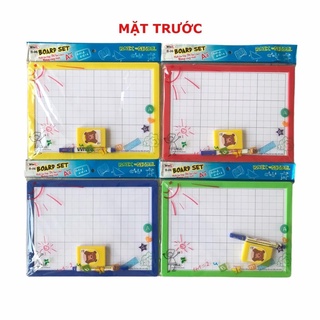 Bảng bộ học sinh winq b-06 4 oli khổ a4 có 2 mặt - tặng kèm viết lông và bôi bảng