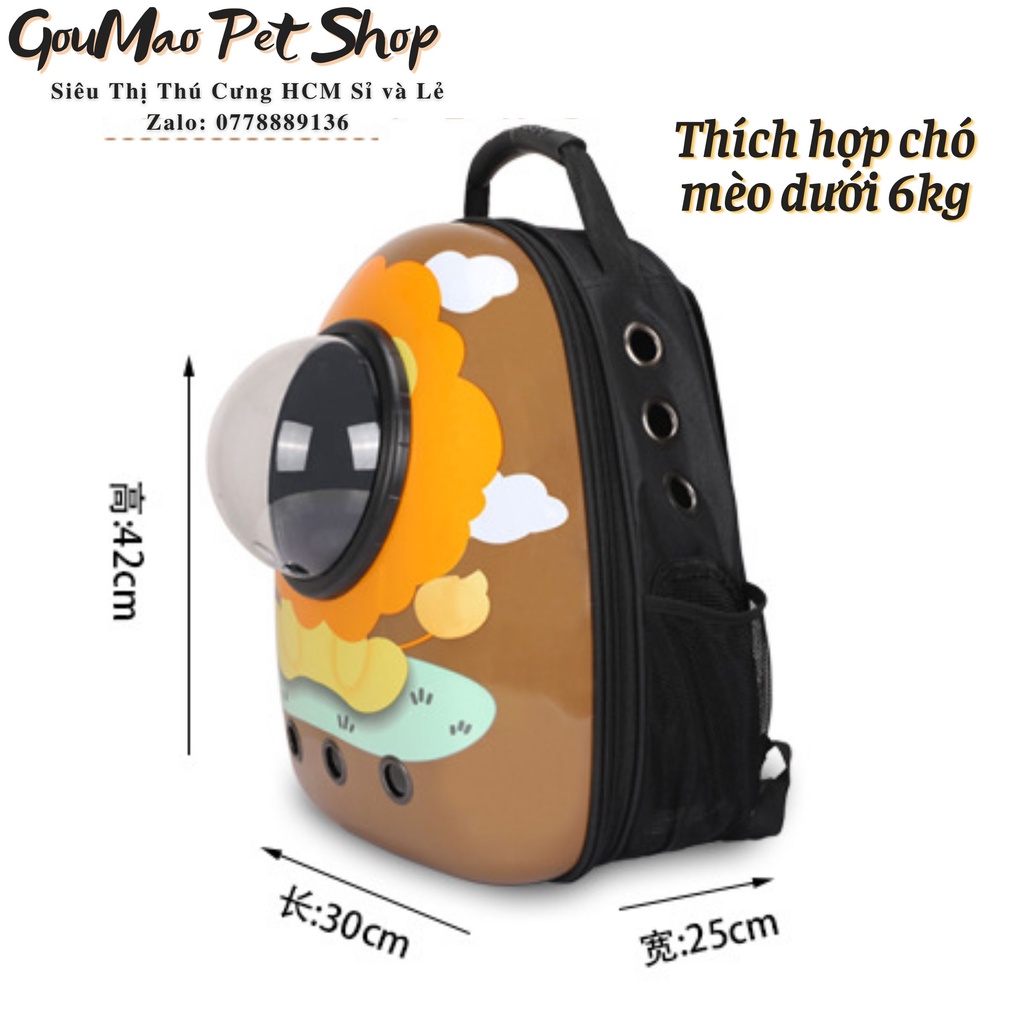 Balo Ba lô phi hành gia chó mèo cao cấp nhiều loại mẫu bắt mắt [HÀNG LOẠI 1] - Goumao Pet.