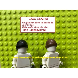 Lego Phụ kiện Minifigures : Mũ len đội đầu ( màu nâu , đen )