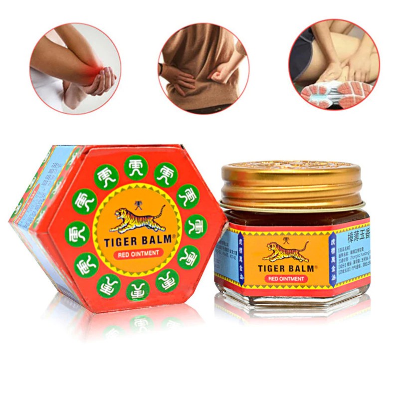 Dầu Cù Là Con Hổ Thái Lan Tiger Balm  - Giảm Sưng, Lưu Thông Máu, Giảm Ngứa Muỗi Đốt - Dầu Cù Là Con Cọp