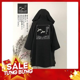 Áo Khoác Haori Hoodie - Tancho Thêu - Hàng nhập khẩu