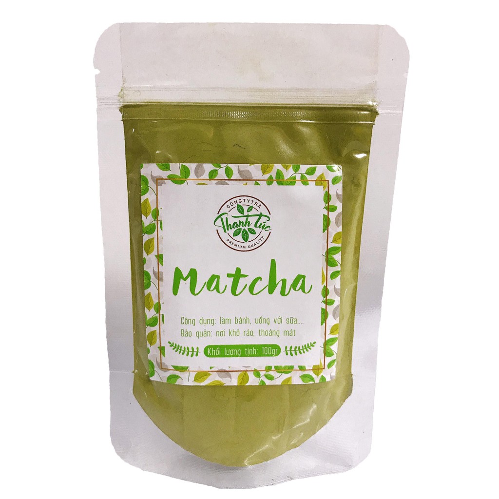 Bột Trà Xanh Matcha Đài Loan Gói 100gr