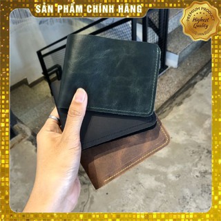 [FreeShip-Loại 1 Tốt Nhất]Ví Nam Da Bò Sáp Trơn Nằm Chính Hãng Siêu Bền Đẹp-ví da nam cao cấp-Bóp Da- Tặng Kèm Hộp Đựng