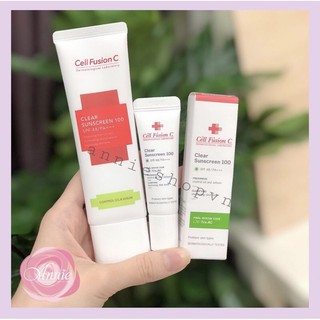 Kem chống nắng Cell Fusion C Xanh lá