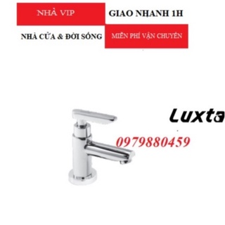 Vòi lavabo điếu, rửa mặt tay gạt Luxta L1111F, bảo hành 03 năm