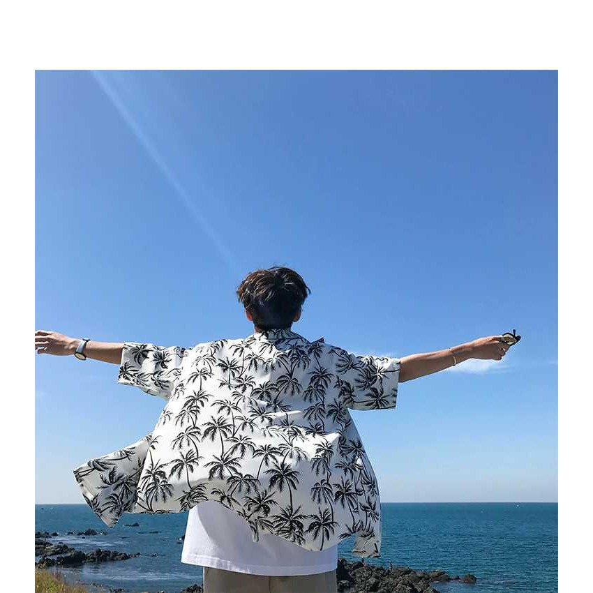 SƠ MI ĐI BIỂN DÀNH CHO NHÓM LỚP CỰC ĐẸP, SƠ MI HOA LÁ, SƯO MI HAWAIL | BigBuy360 - bigbuy360.vn