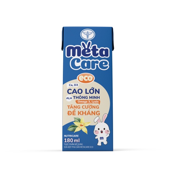 Thùng sữa nước pha sẵn Nutricare Metacare ECO (180ml x 48 hộp)