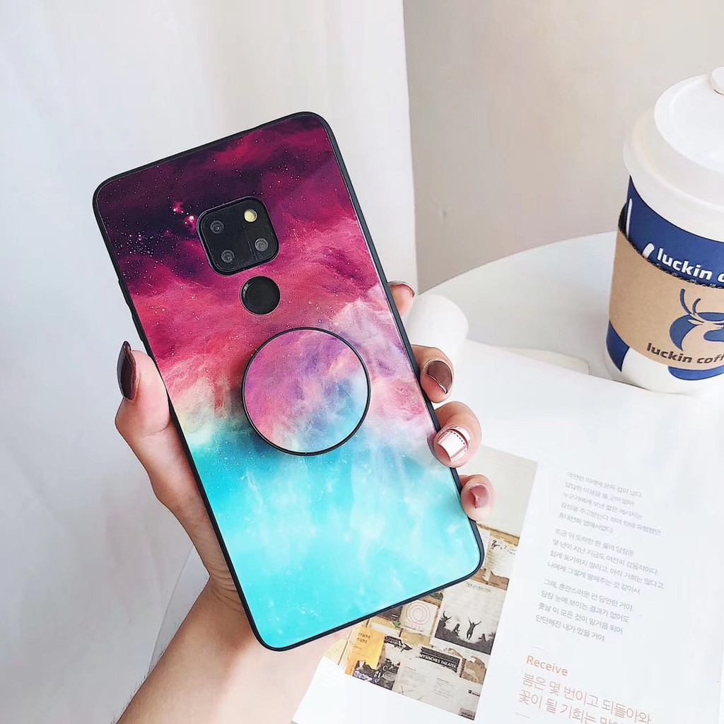 Ốp Lưng Mặt Kính Họa Tiết Bầu Trời Đầy Sao Cho Samsung Galaxy S 10 Note 9 Note 8 S 9 S 8 Plus S 10 E | BigBuy360 - bigbuy360.vn