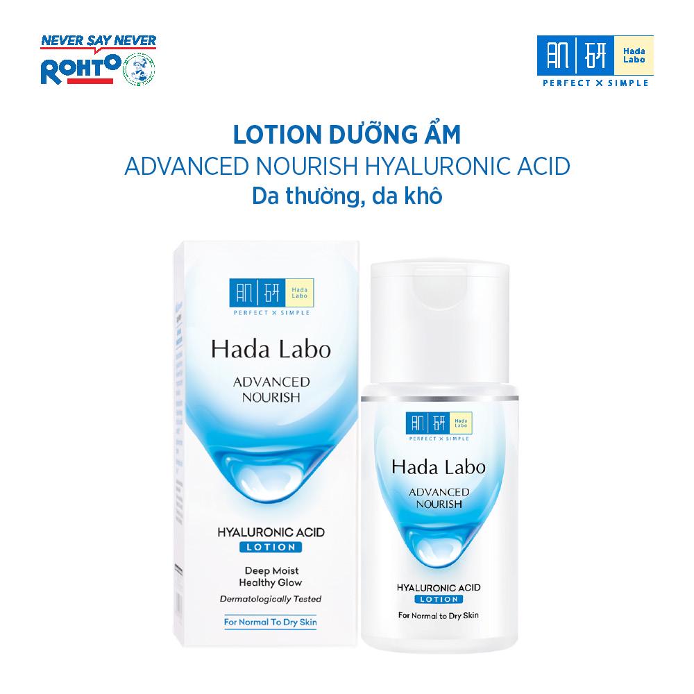 Dung dịch dưỡng ẩm tối ưu Hada Labo Advanced Nourish Lotion cho da thường và da khô 100ml