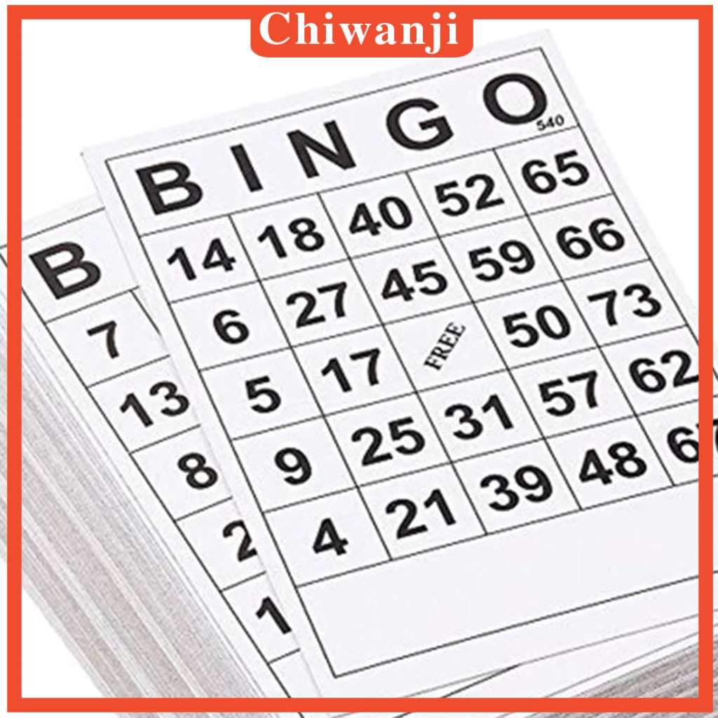 Set 60 thẻ hình trò chơi Bingo 1 / 60 / 60 / 60 / 6x7 inch