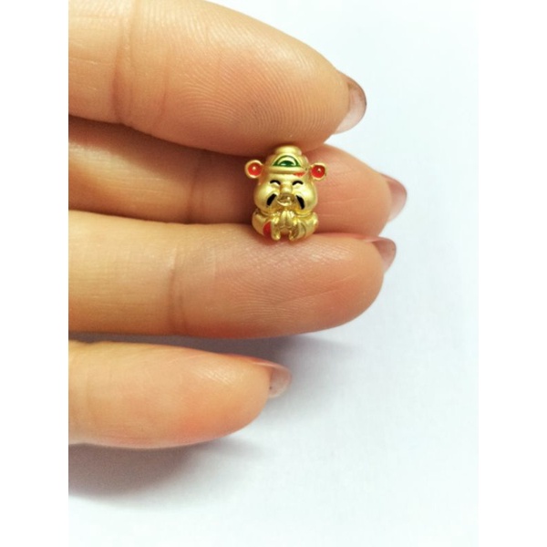 Charm Ông Thần TàiCharm Nepal nhà Phật size 8mm mic vòng chiêu tài lộc may mắn
