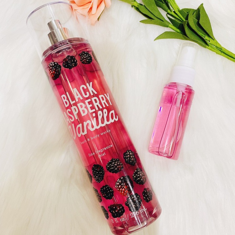 Xịt Thơm Toàn Thân Black Raspberry Vanilla Fullsize 236ml ____bath.bodyworks