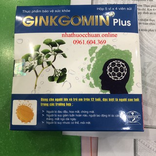 Viên sủi Ginkgomin Plus