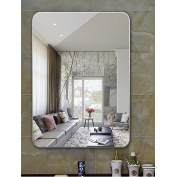 Gương phòng tắm dán tường chữ nhật trang điểm treo tường đẹp kích thước 60x80 - guonghoangkim mirror