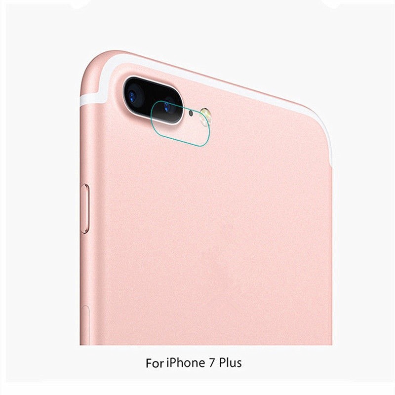 Miếng kính cường lực cứng 9H dán bảo vệ ống kính máy ảnh sau cho điện thoại iPhone 7 Plus