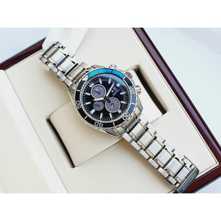 Đồng Hồ Nam Chính hãng dây kim loại Citizen Men's Máy Eco-Drive CA0719-53E Màu xanh Chống nước 200m